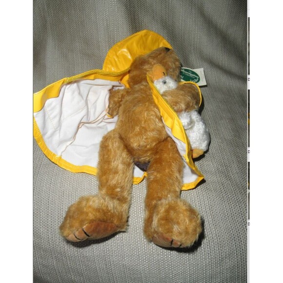 NEW BY TOBY, 2001 VINTAGE BEARINGTON PLUSH 13" TEDDY BEAR "DONALD" WITH DUCK - Picture 9 of 12